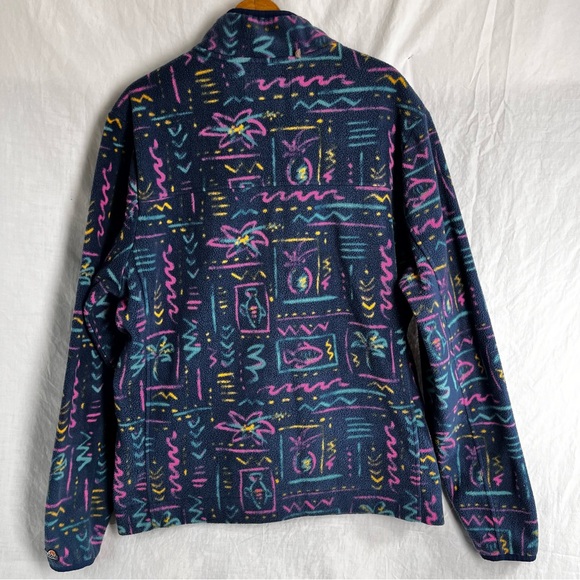 Chubbies Men Large Sweater The Chilly Vibe Quarter Zip Fleece Pullover Jacket L - Picture 13 of 16